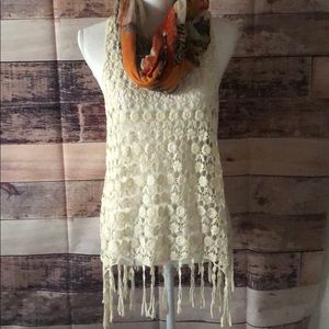 BLU PEPPER VINTAGE Knit Tank Top